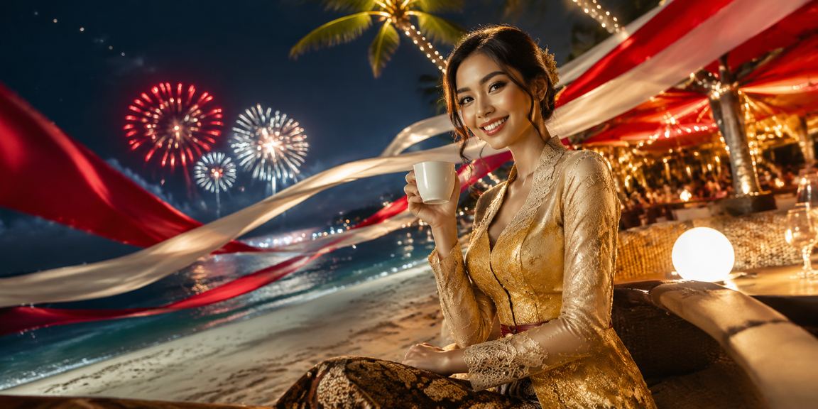 Pemain kasino santai menikmati hiburan digital di kafe modern
