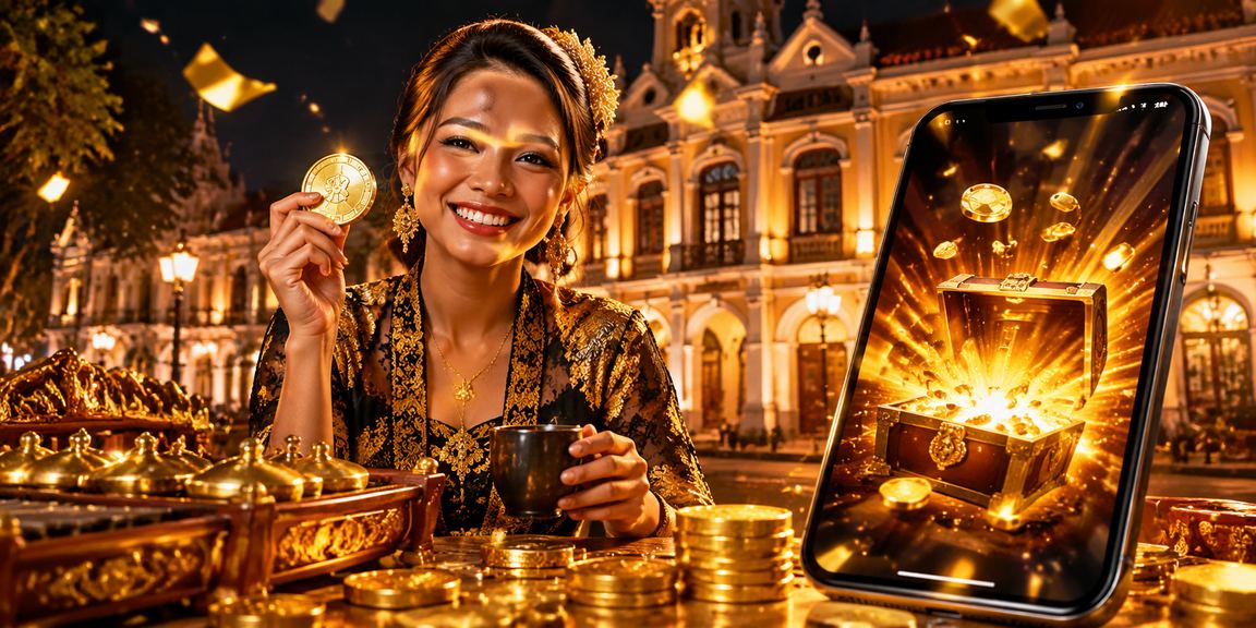 Pengguna menikmati kasino mobile sambil minum kopi di kafe